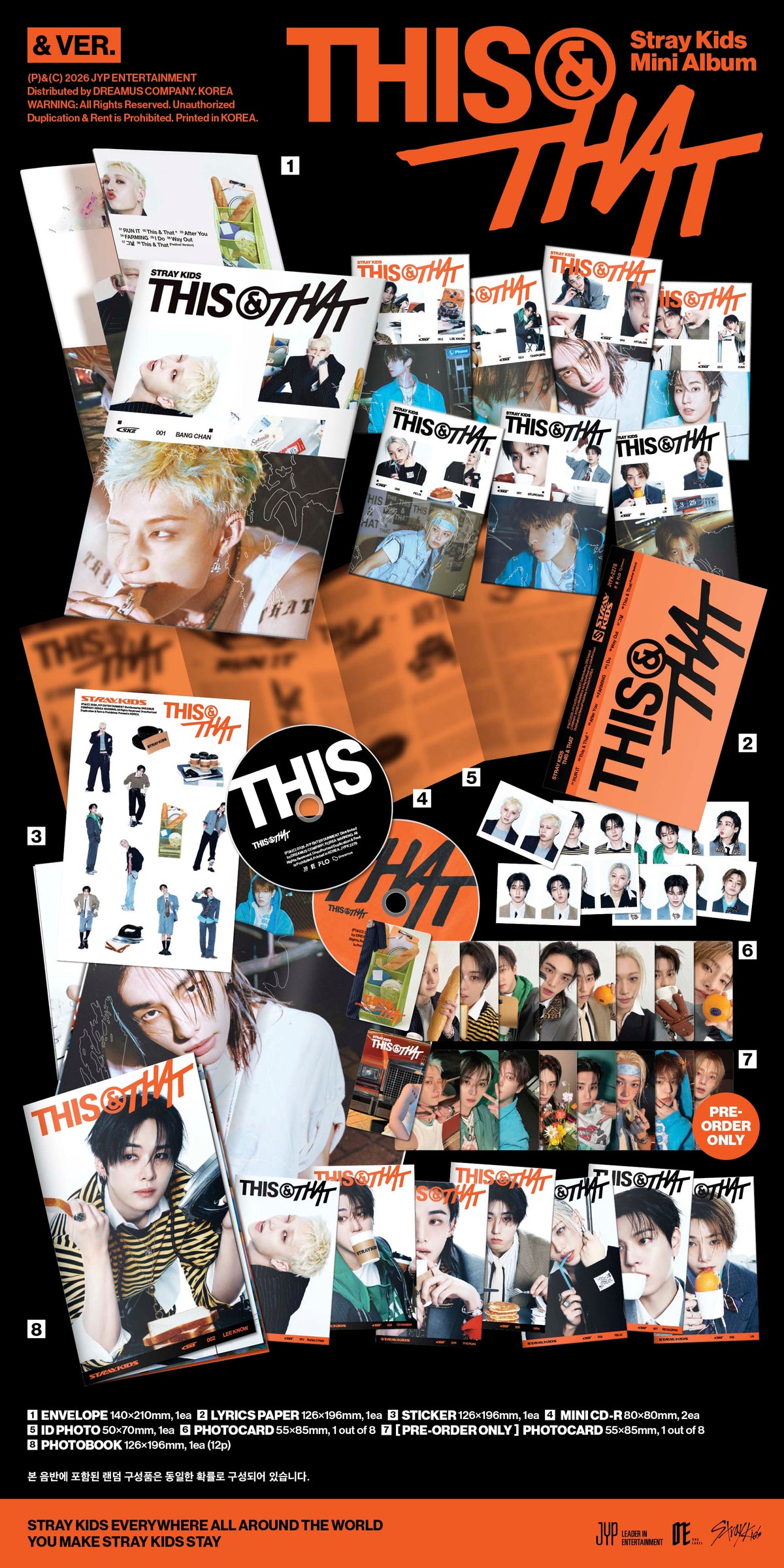Stray Kids - this & that - & ver.