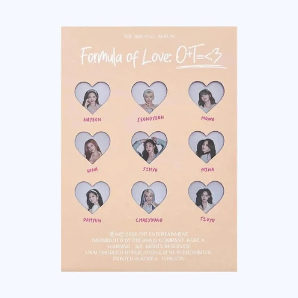 TWICE - FORMULA OF LOVE : O+T=<3 - BREAK IT VER.