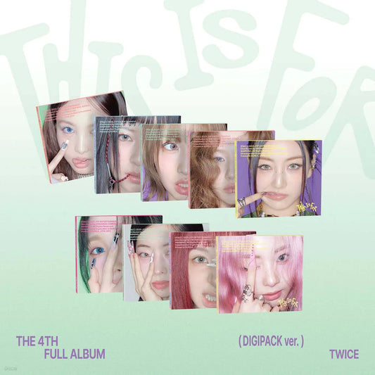 TWICE 4TH FULL ALBUM "THIS IS FOR" - DIGIPACK VER.
