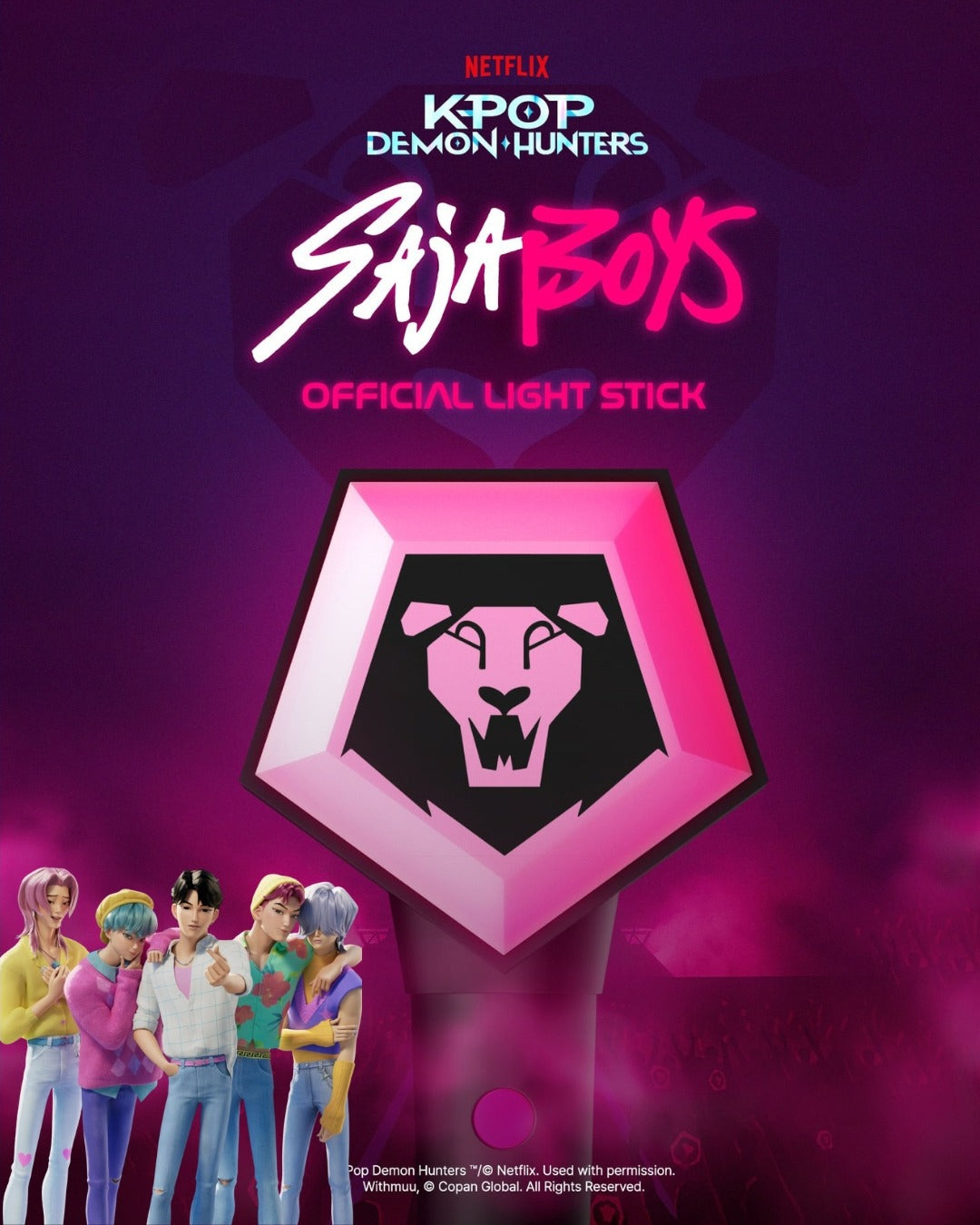 (PRE-VENTA) KPOP DEMON HUNTERS - SAJA BOYS OFFICIAL LIGHTSTICK