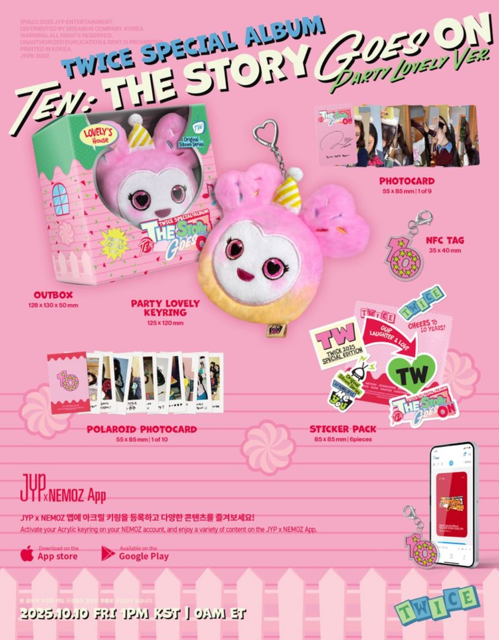 TWICE - TEN : THE STORY GOES ON (PARTY LOVELY Ver.)
